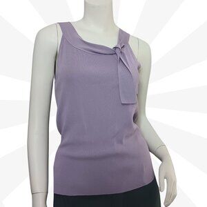 New York Company Regular S Purple Tank Women Basic Round Neck Sleeveless